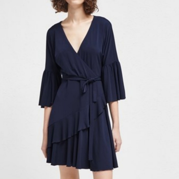 light jersey wrap dress